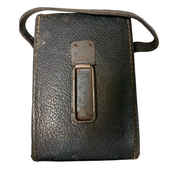 Vintage Triplett Multimeter Model 60 w/ Leather Case & Leads Untested - Picture 4 of 4